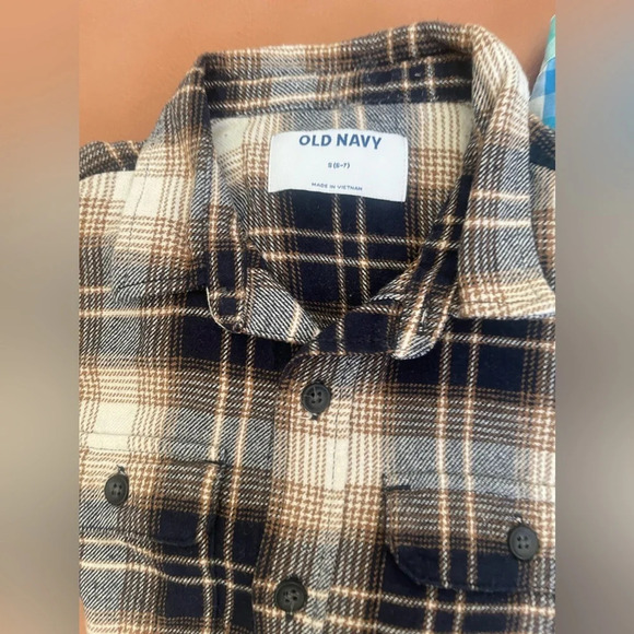 Boys button down shirt bundle crewcuts, Sonoma, and old navy - Picture 2 of 11